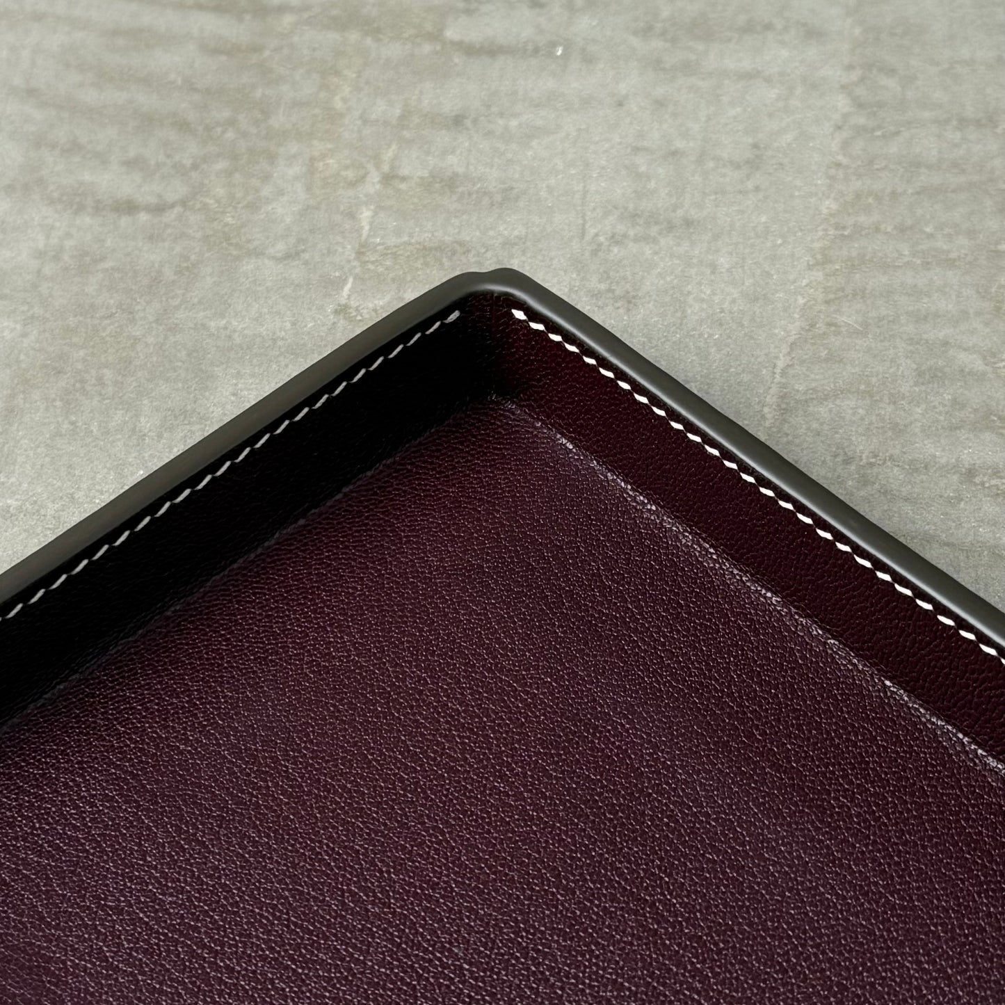 Brown and Merlot Valet Tray
