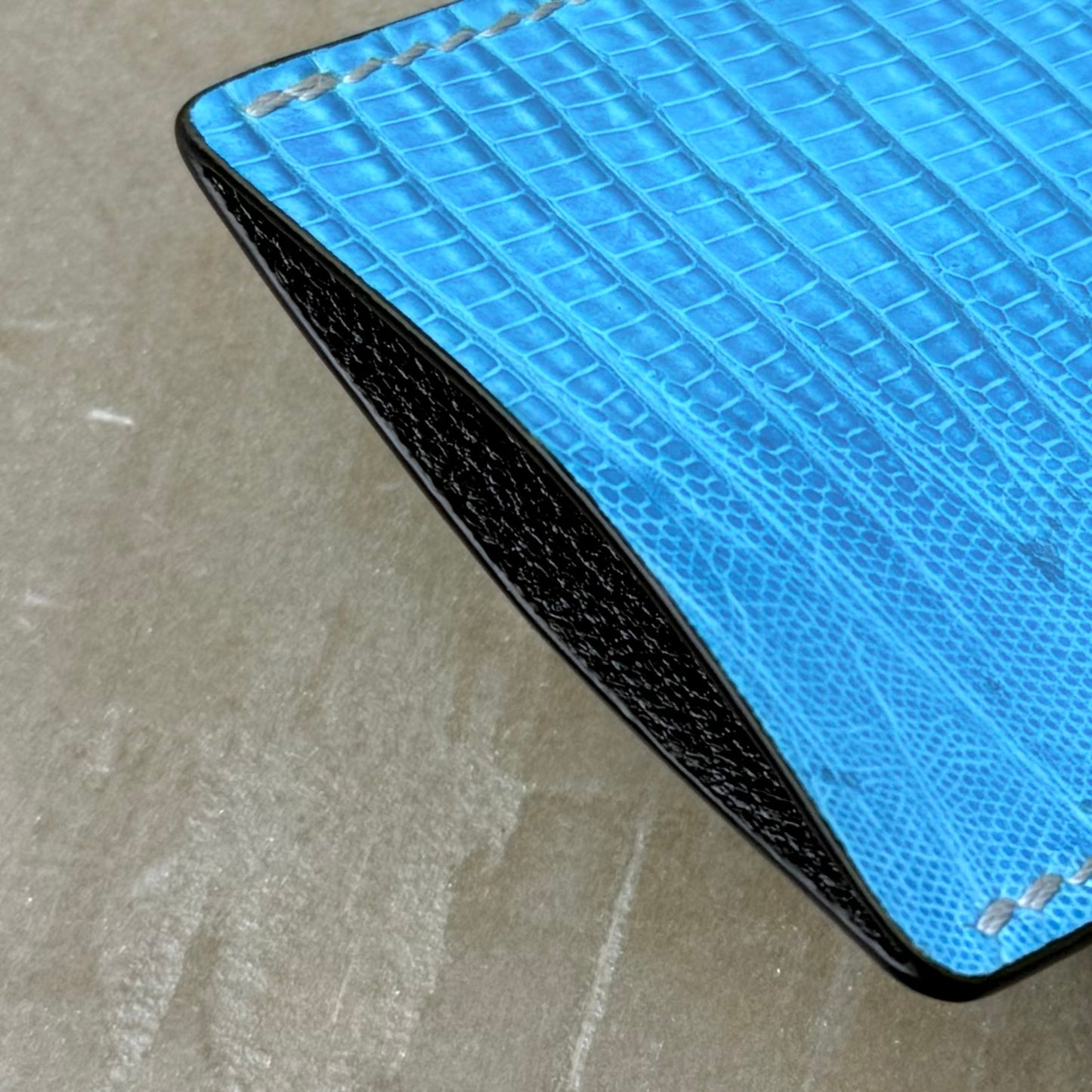 Turquoise Lizard Card Holder