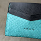 Teal Python Card Holder