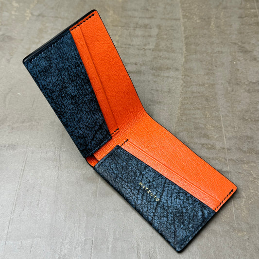 Cape Buffalo and Orange Chèvre Bifold