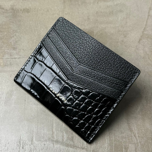 Crocodile Embossed Card Holder