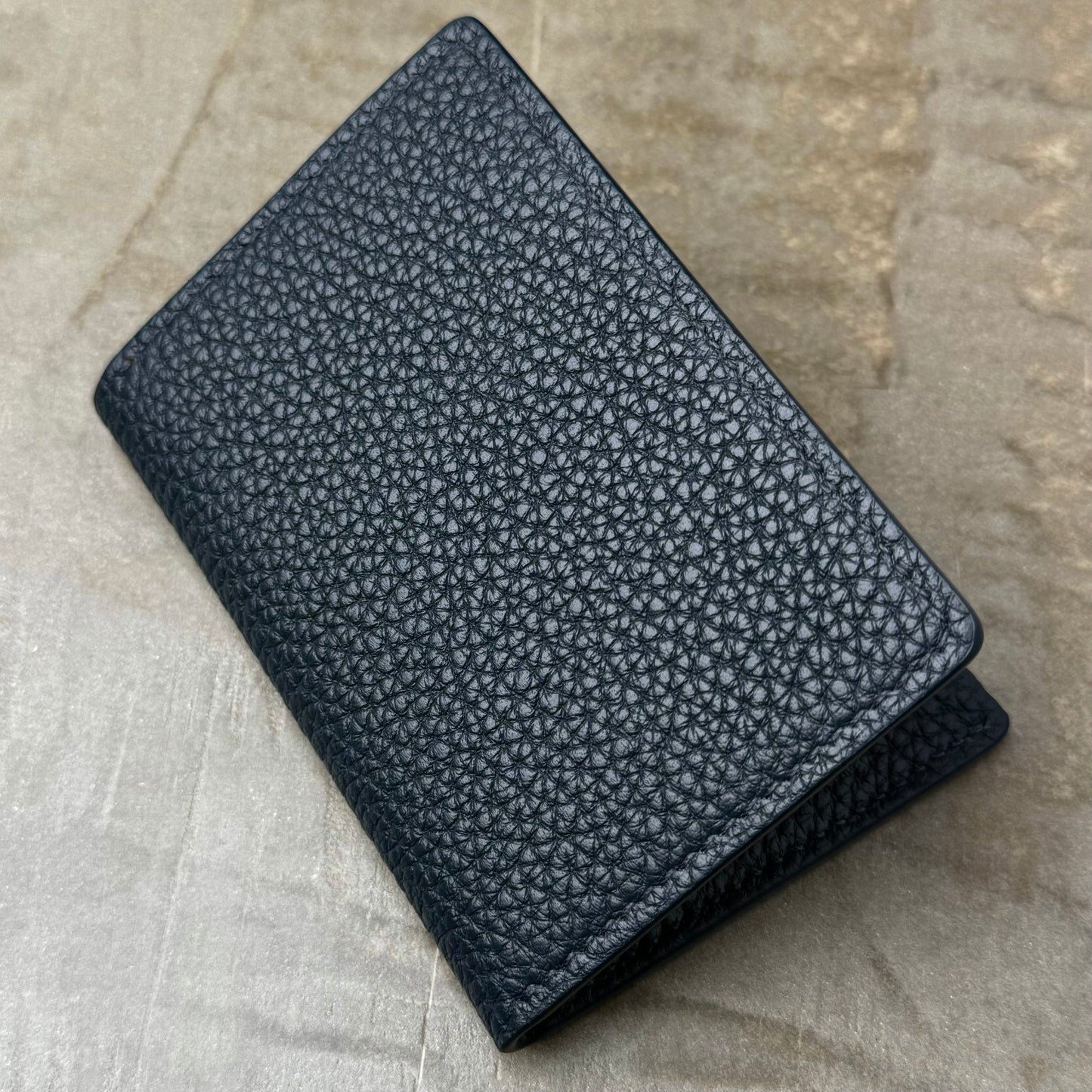 Navy Togo and Chèvre Pocket Organizer