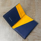 Ink Blue Togo and Safran Chèvre Pocket Organizer