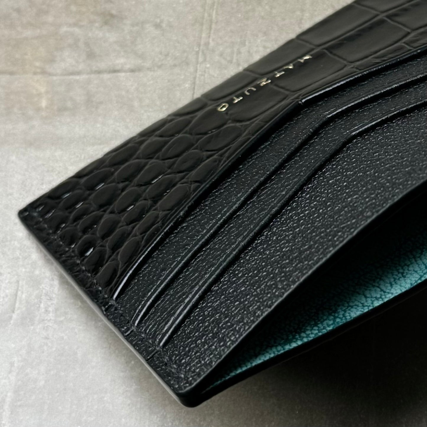 Crocodile Embossed Card Holder