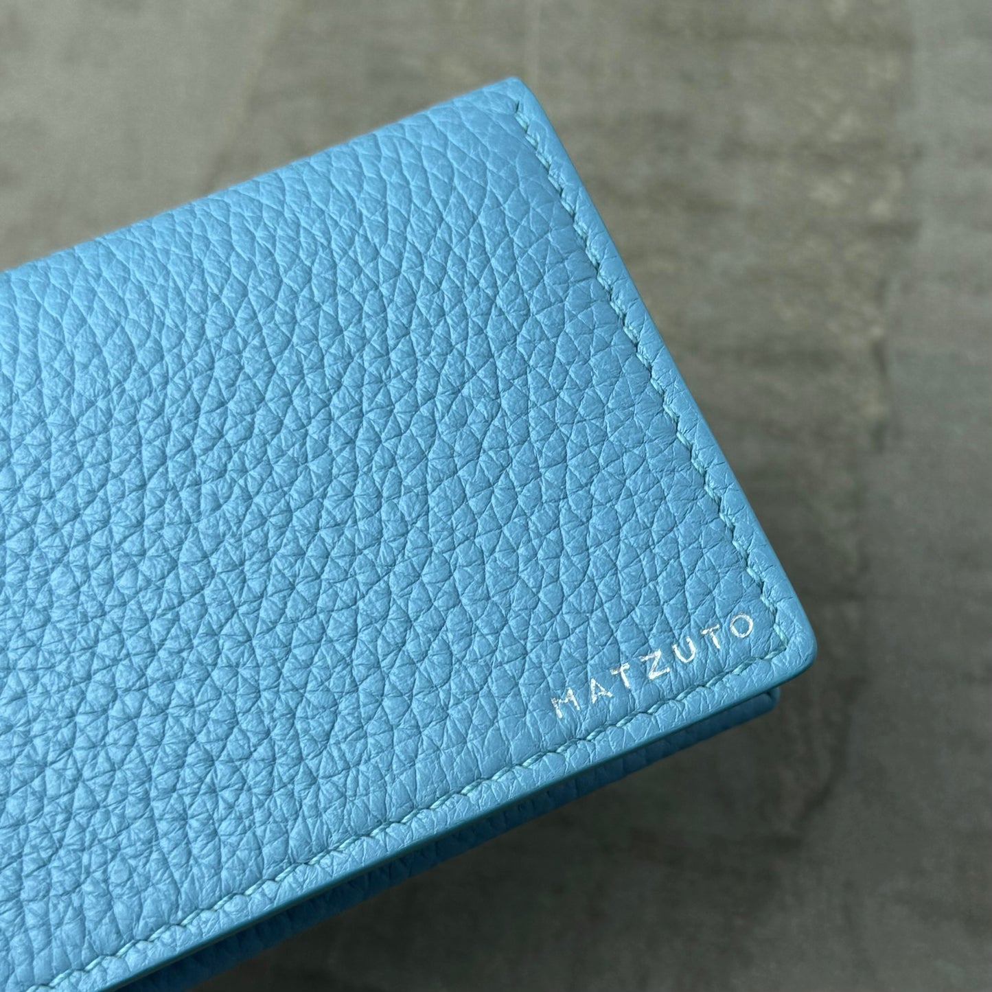 Fresh Blue Togo and Tiff Blue Chèvre Pocket Organizer