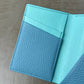 Fresh Blue Togo and Tiff Blue Chèvre Pocket Organizer