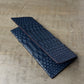 Navy Python Long Wallet