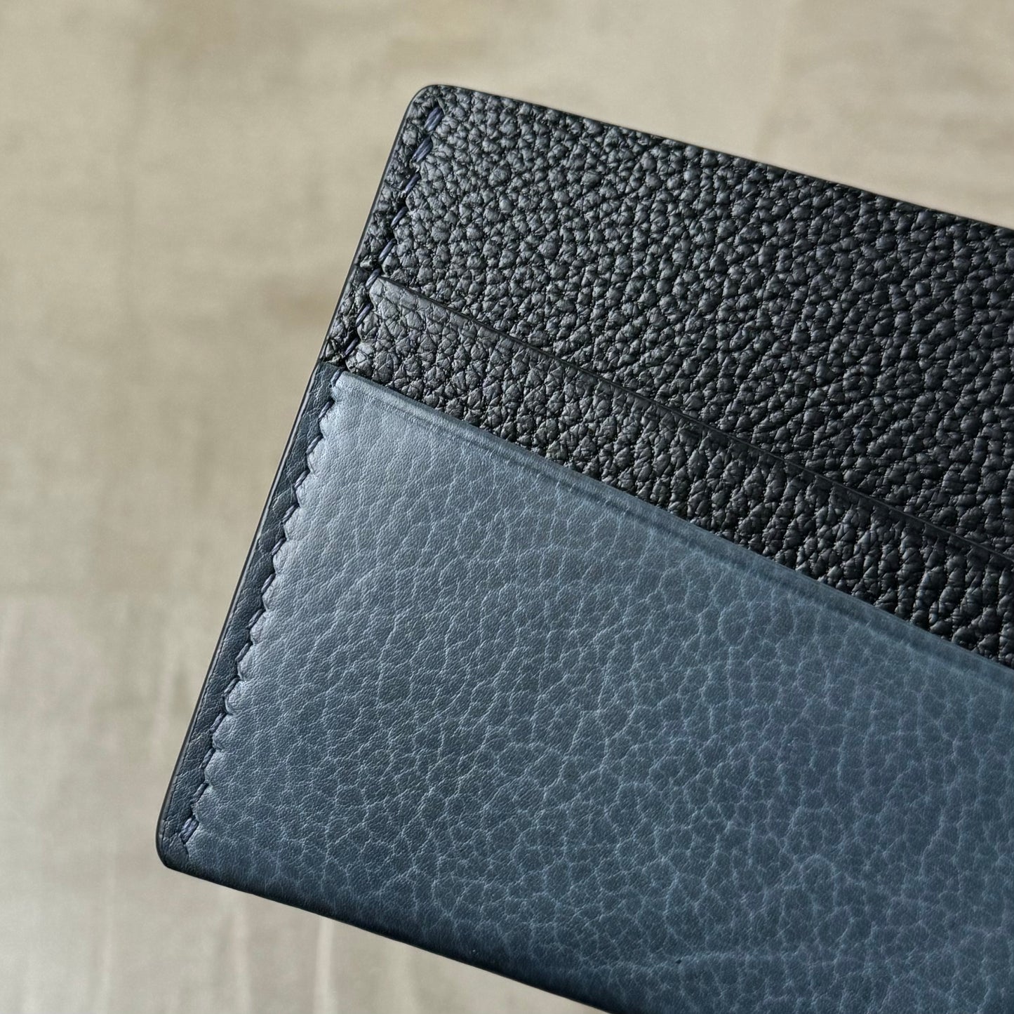 Slate Blue Calfskin Bifold