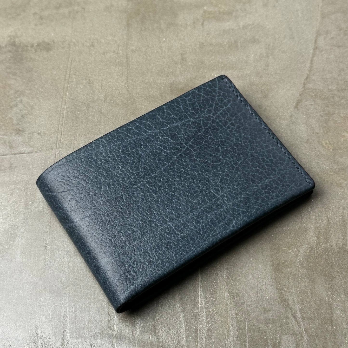 Slate Blue Calfskin Bifold