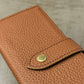 Brown Togo Merlot Chèvre Long Wallet