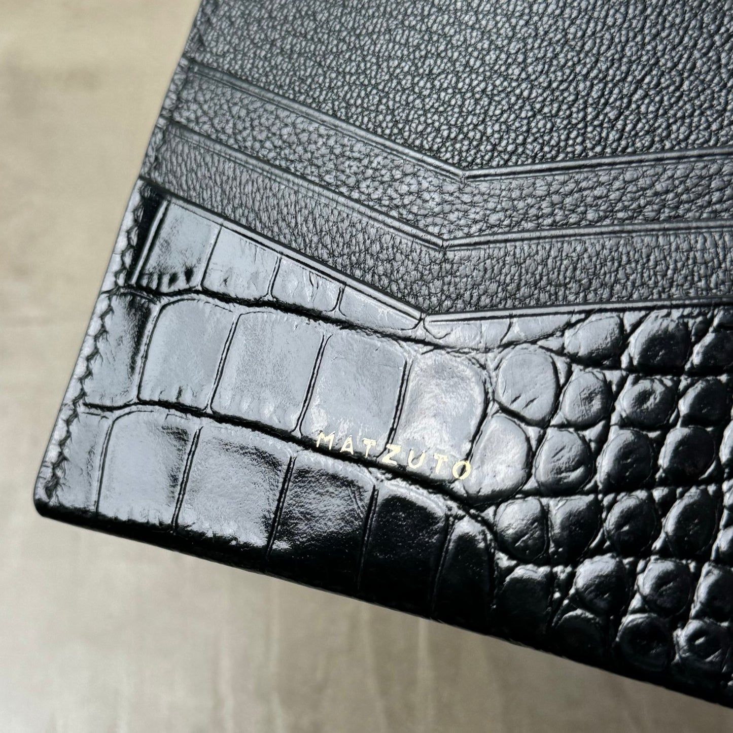 Crocodile Embossed Card Holder