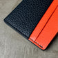 Navy Togo with Orange Poppy Bifold