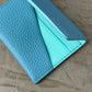 Fresh Blue Togo and Tiff Blue Chèvre Pocket Organizer