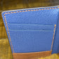 Brown Calfskin Blue Chèvre
